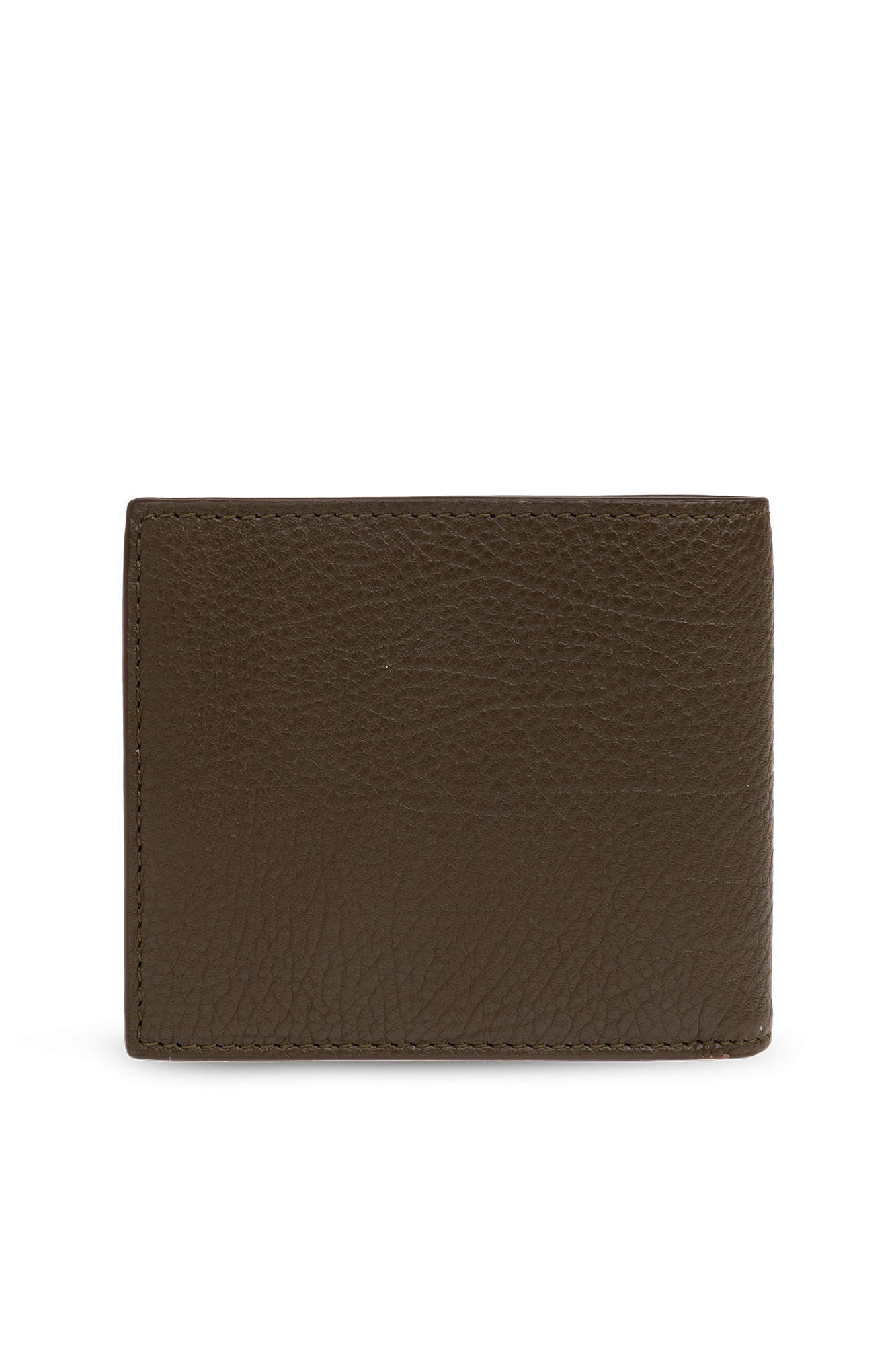 Burberry brown best sale leather wallet